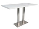 Hochtisch INOX TWIN HIGH weiß