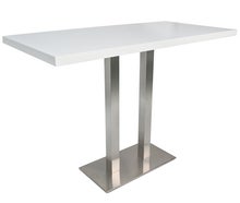 Hochtisch INOX TWIN HIGH weiß