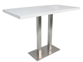 Hochtisch INOX TWIN HIGH weiß