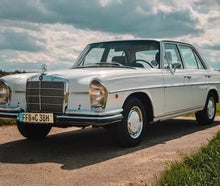 Mercedes Benz 280SE mit Klima mieten / Oldtimer & Hochzeitsauto
