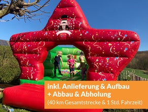 Hüpfburg Mini-Star (inkl. Anlieferung u. Aufbau im Umkreis)