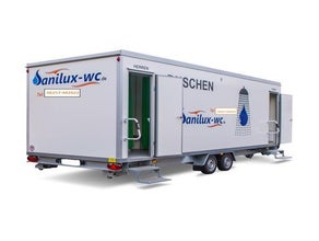 Duschcontainer / Duschwagen mit 8 Duschen inkl. Warmwassererzeugung