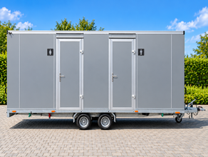 Hochwertiger Toilettenanhänger zu vermieten – 3 Damen-WCs + 1