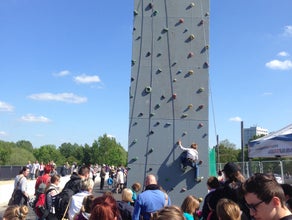 Mobile Kletterwand 8,50m, Kletterturm, Kletterwand, Kletterfelsen, Kletterberg