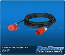 Starkstromkabel 20m 16A