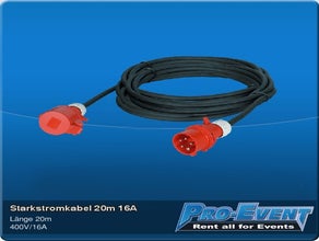 Starkstromkabel 20m 16A