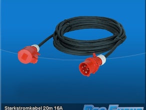 Starkstromkabel 20m 16A