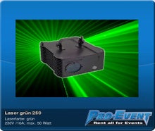 Laser grün 250