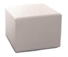 Loungeinsel / Sitzwürfel / Sitzcube Kunstleder QUBE ISLAND weiß