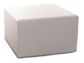 Loungeinsel / Sitzwürfel / Sitzcube Kunstleder QUBE ISLAND weiß