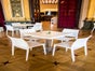 Bistrotisch / Tisch INOX BISTRO in matt-weiß und Edelstahl - Galerie - Bild 3