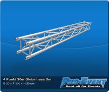 4 Punkt 30er Globaltruss 3m