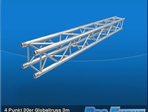 4 Punkt 30er Globaltruss 3m