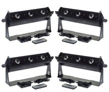 Scheinwerferset II – 4x LED Akku Scheinwerfer mieten (HEX LED – RGBWA+UV) LED Lichtanlage Lichttechnik Licht Partybeleuchtung Scheinwerfer
