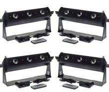 Scheinwerferset II – 4x LED Akku Scheinwerfer mieten (HEX LED – RGBWA+UV) LED Lichtanlage Lichttechnik Licht Partybeleuchtung Scheinwerfer