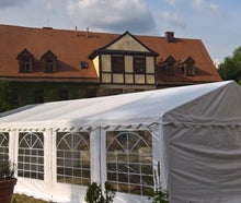Partyzelt 5,0m x 10,0m für Hochzeit, Gartenfest, Polterabend, Vereinsfest, Firmenfeier uvm.