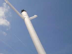 Airdancer / Skydancer 9 m hoch mit 1500 Watt Gebläse und Beleuchtung - extrem Windstabil