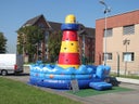 Kletter-Leuchtturm ~ Hüpfburg ~ Klettern ~  Kletterturm ~ Kletterleuchtturm ~ bei spass-events