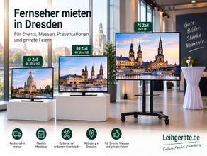 43–75 ZOLL FERNSEHER MIETEN DRESDEN – TV-MONITOR VERLEIH & VERMIETUNG