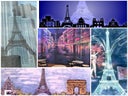 Eiffelturm Kulisse - verschiedene Motive, Paris, Frankreich, Stadt der Liebe