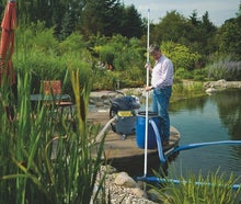 Teich-Schlammsauger, Ansaugleistung max. 8.000 l/h