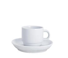 Tasse - Kaffeetasse mit Untertasse, 0,16l - Kahla - Serie System Plus  - inkl. Reinigung