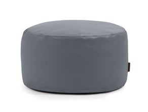 Loungemöbel, Sitzsack - Pouf mini für innen/außen - grau, Kunstleder