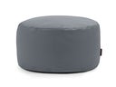 Loungemöbel, Sitzsack - Pouf mini für innen/außen - grau, Kunstleder
