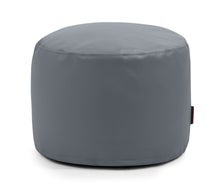 Loungemöbel, Sitzsack - Pouf mini für innen/außen - grau, Kunstleder