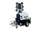Mobiler Flutlichtmast  - Lichtmast - Lichtgiraffe - Notbeleuchtung  6x320 Watt LED  Beleuchtungsfläche 5000 qm²,  Lichtpunkthöhe 9 Meter, mit eigenen Generator auf Anhänger mit Straßenzulassung - Galerie - Bild 3