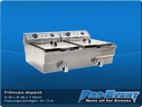Fritteuse doppelt