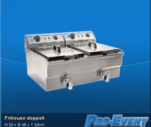 Fritteuse doppelt