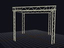 Traversenkäfig 3 x 3 x 2,5m
