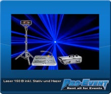Laser 150 B inkl, Stativ und Hazer