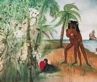 Strand - Kullisse, Brasilien, Karibik, Frauen, Palmen, Südamerika