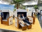 Ostsee-Strandkorb mieten – Exklusiver Zweisitzer mit Fußstützen für Events - Galerie - Bild 2