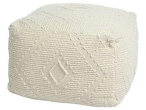 Pouf / Sitzkissen / Bodenkissen beige