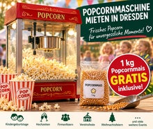 ab 35 € Popcornmaschine mieten in Dresden – Vermietung & Verleih