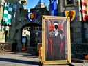 Fotowand Dracula, Halloween Dekoration