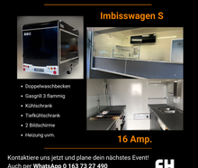 Imbisswagen S mieten – Einsteigermodell für Märkte & Privatfeiern