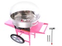 Zuckerwattemaschine Mit Wagen Inkl. Abdeckhaube Zuckerwattemacher Zuckerwatte