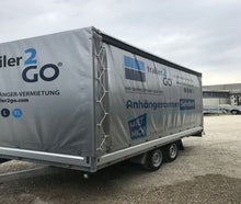XL mit Plane, Hochlader Allzweckanhänger mit Plane