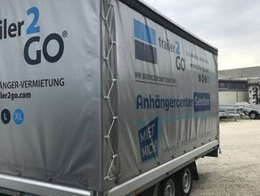 XL mit Plane, Hochlader Allzweckanhänger mit Plane
