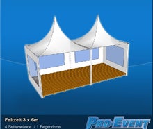 Faltzelt 3 x 6m