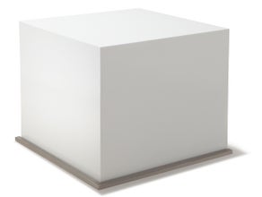 Buffetsystem "CateringStar" Ecke Präsentationsfläche beleuchtet