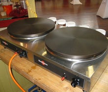 Doppel Crepêsplatte Gas