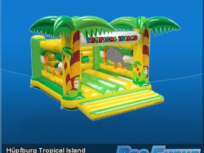Hüpfburg Tropical Island