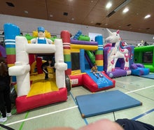 Hüpfburg "Lego" mieten Kids Event Bausteine XXL Einschulung Party