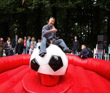 Fußball Rodeo / Ballreiten / Rodeo mit Fußballaufsatz buchen