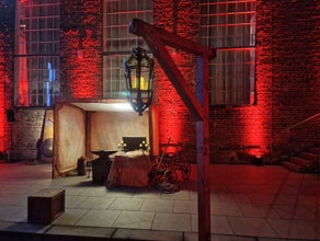 Laternenmast , Mittelalter Beleuchtung, Laterne,